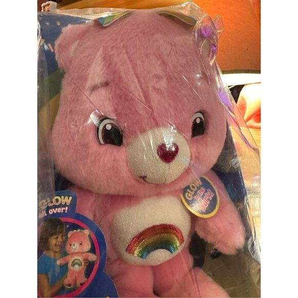 Care Bear Cheer Bear Glow A Lot Bear NIB - Picture 3 of 5